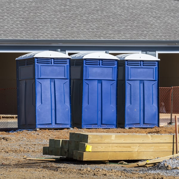 are there any restrictions on where i can place the porta potties during my rental period in Rose Illinois